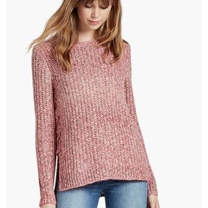 SOLD***Lucky Brand Ombré Lace-up Pullover